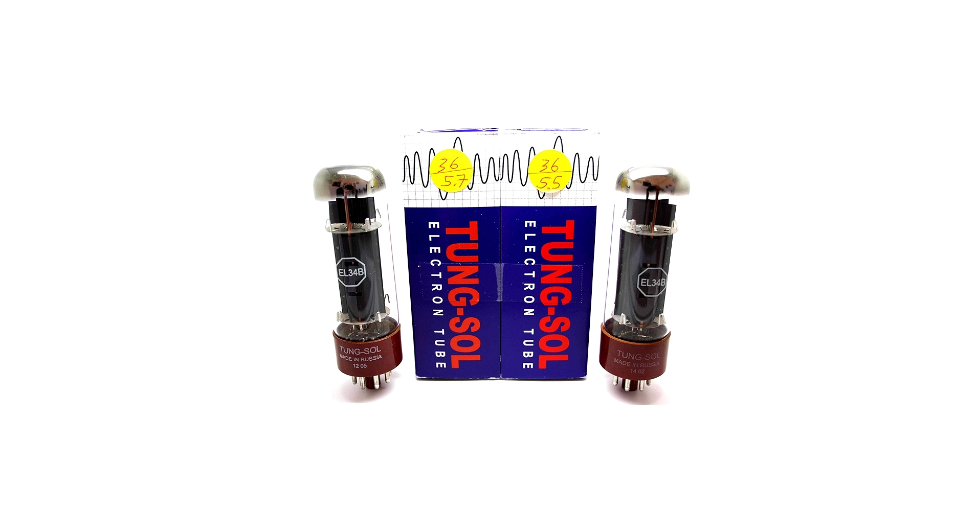 TUNG-SOL EL34B 真空管 4本セット Tung-Sol EL-34B Power Tubes - Platinum Matched Quartet